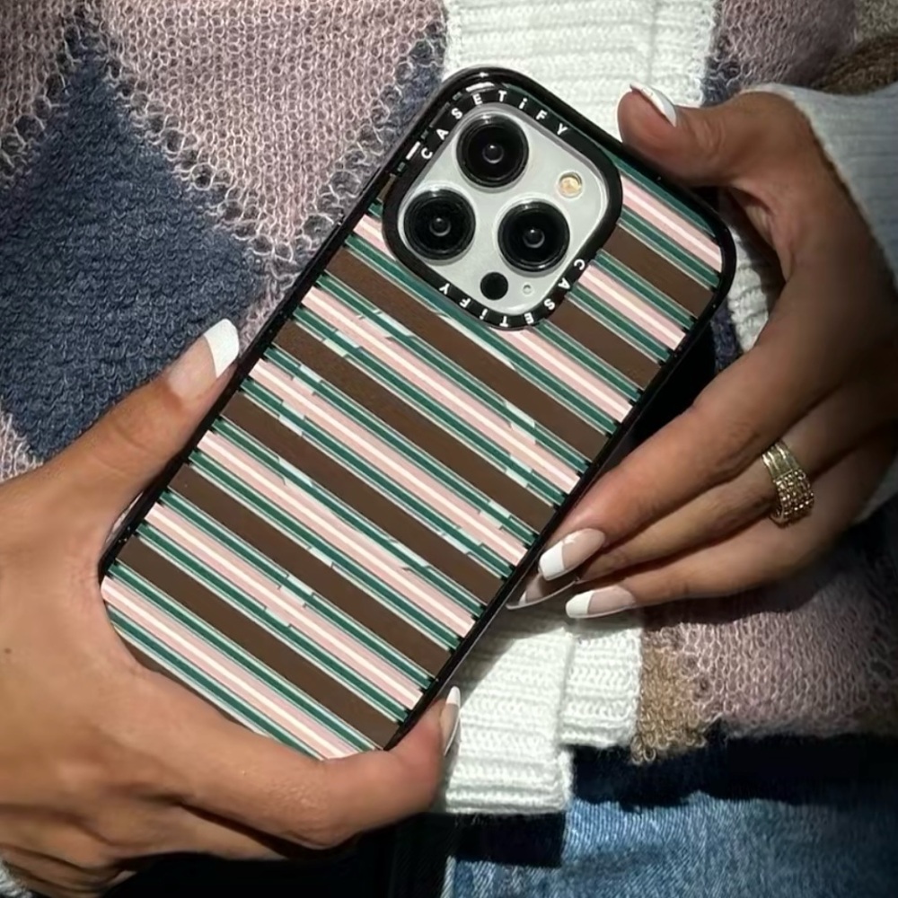 Casetify Multicolor Striped Phone Case